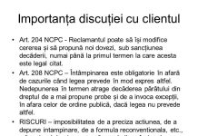 Intampinarea NCPC: ce trebuie să conțină și cum să o redactezi corect