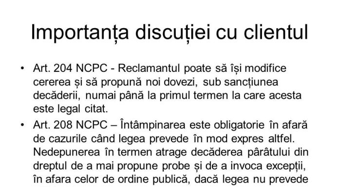 Intampinarea NCPC: ce trebuie să conțină și cum să o redactezi corect