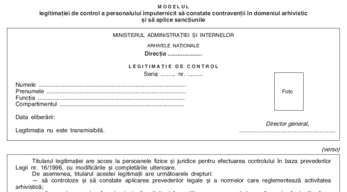 Modelul de proces verbal de constatare: Explicații