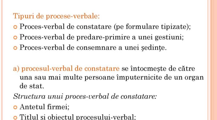 Tipuri de procese verbale – cum să le întocmești și ce trebuie să conțină