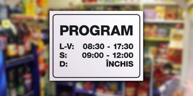Programul celor mai populare supermarketuri din Romania